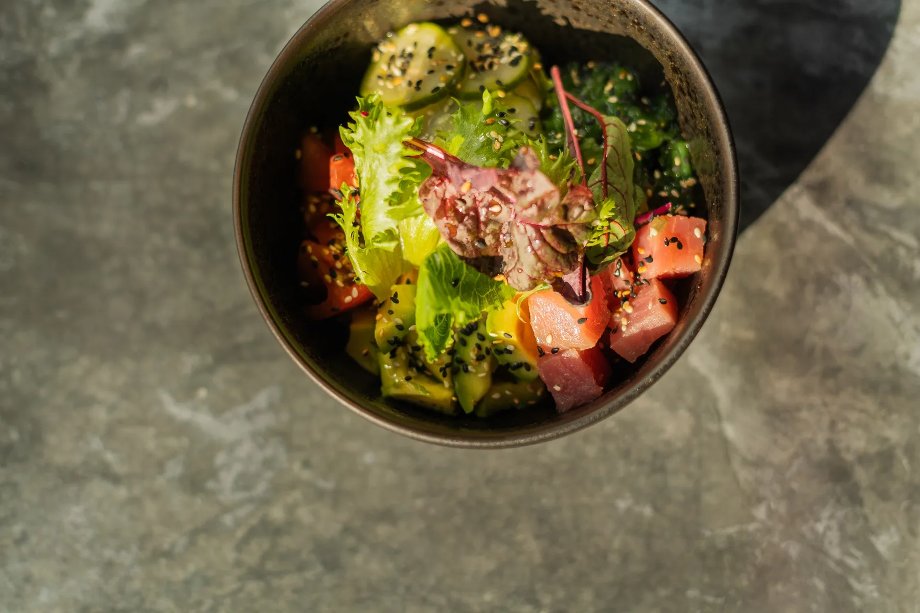 Поке с лососем