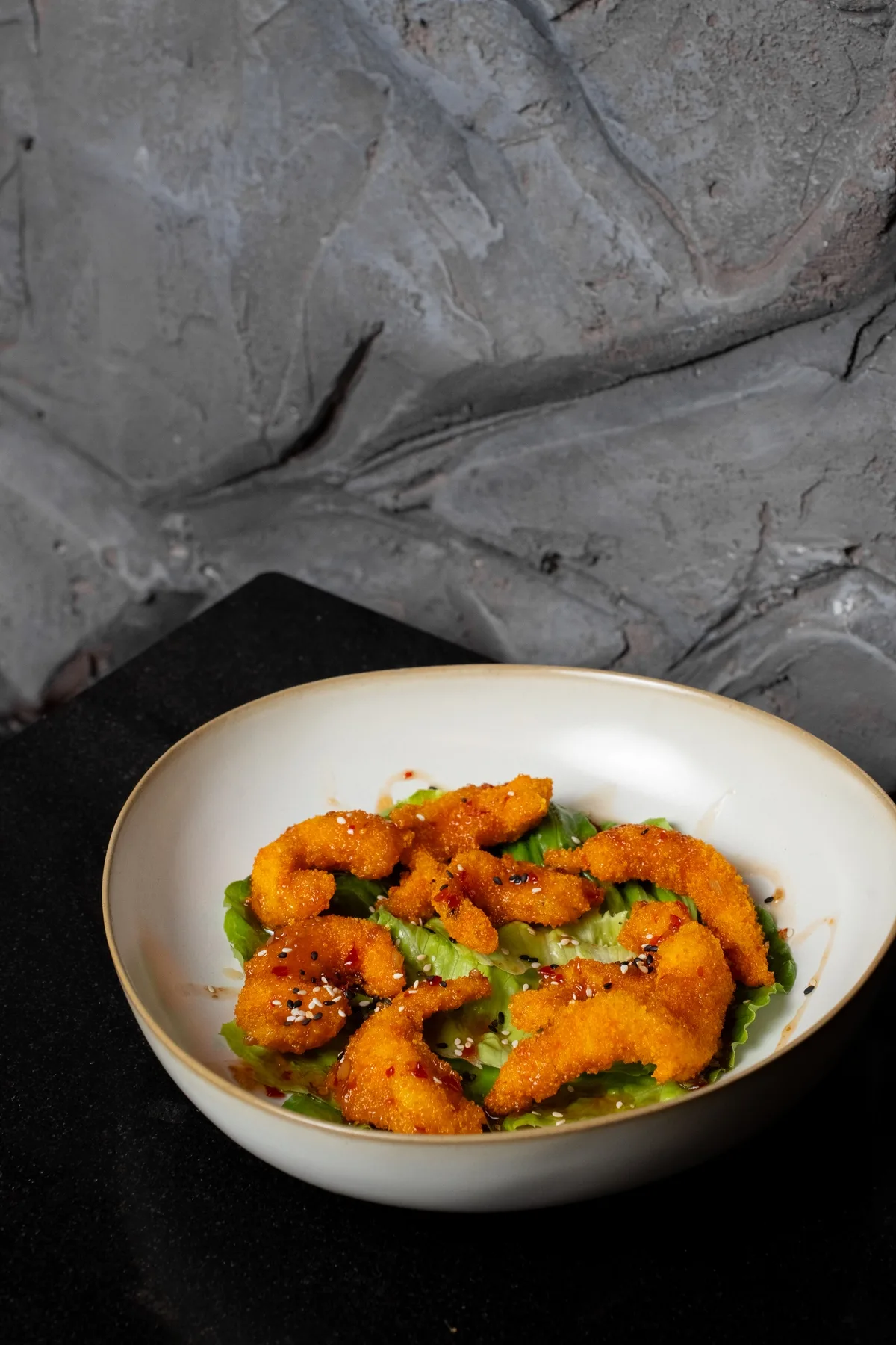 Креветки темпура